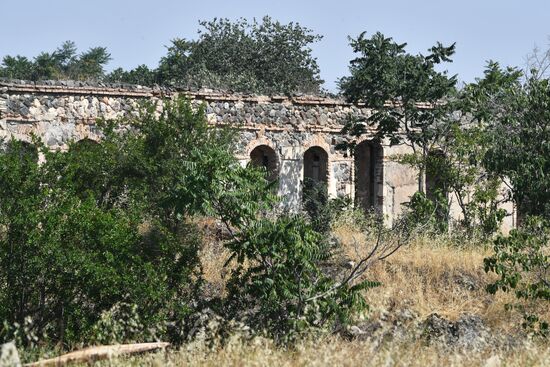 Город Агдам в Азербайджане