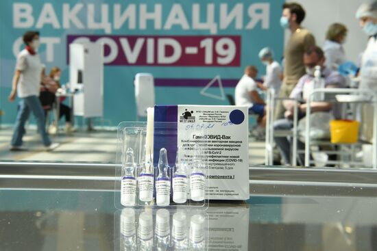 Вакцинация в Гостином дворе