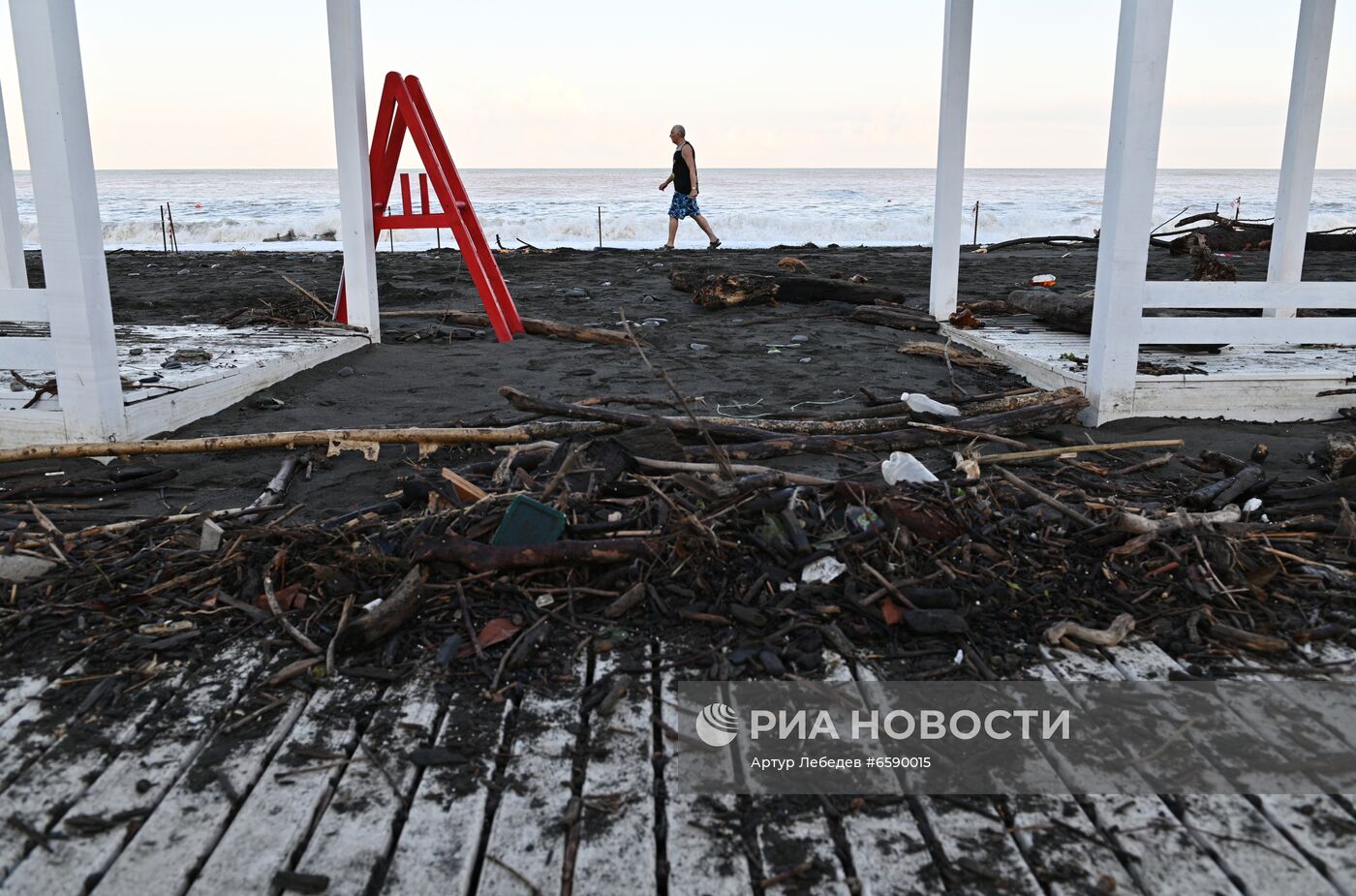 Последствия подтопления в Сочи