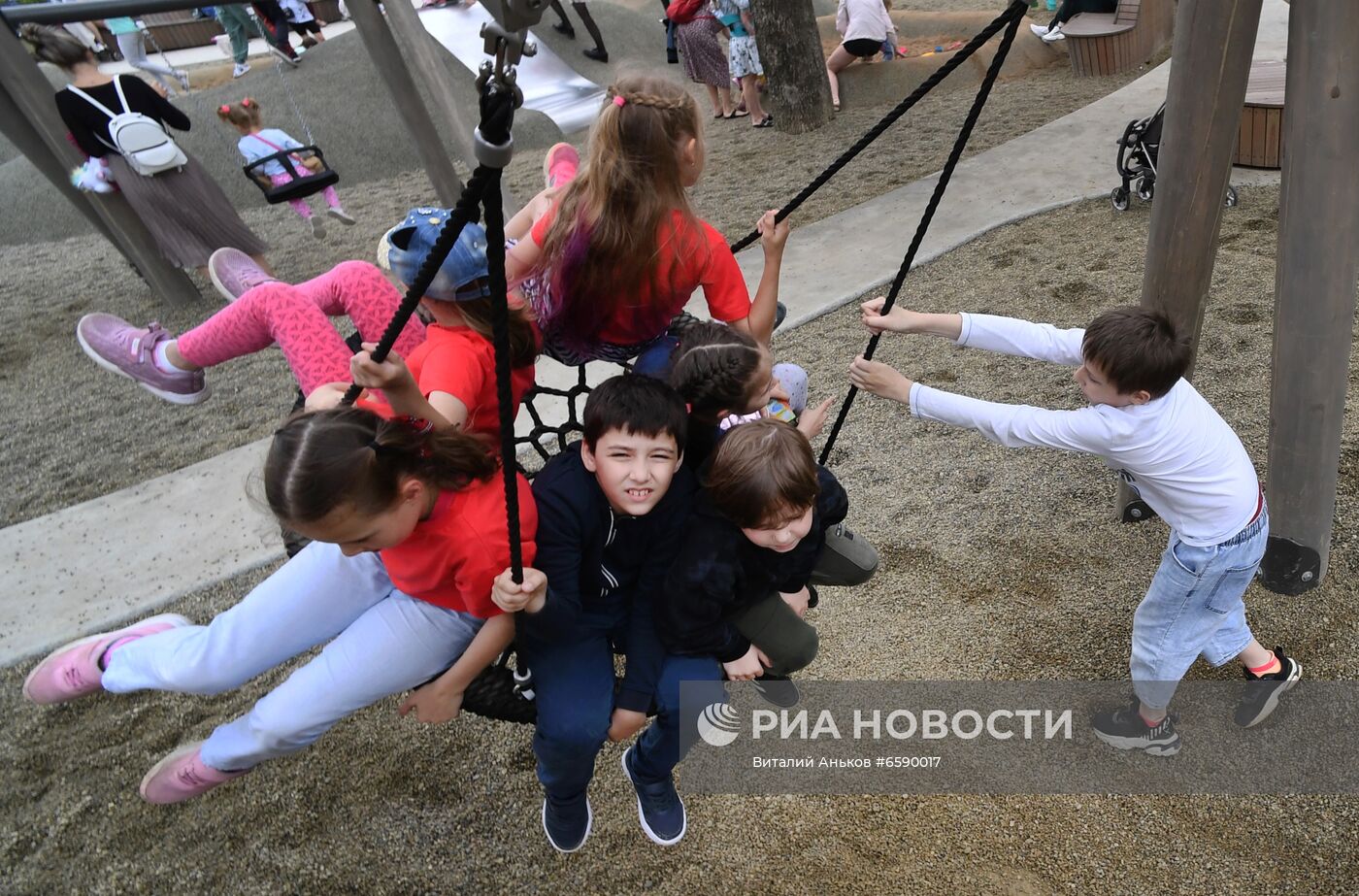 Открытие Нагорного парка во Владивостоке