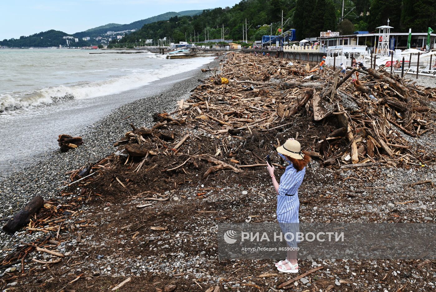 Последствия подтопления в Сочи