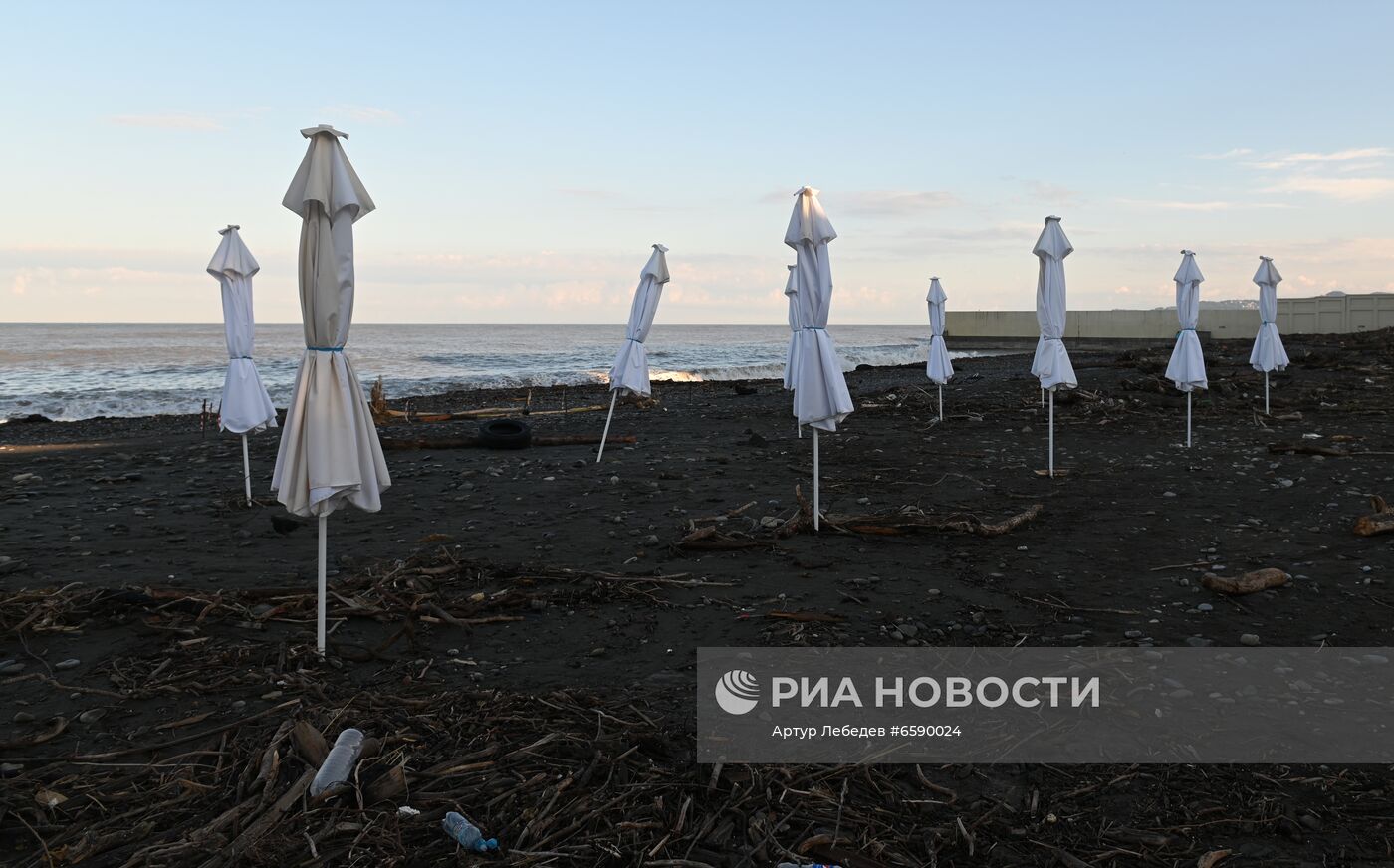 Последствия подтопления в Сочи