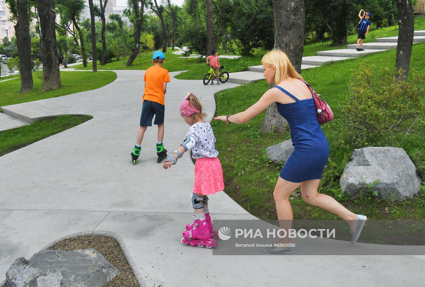 Открытие Нагорного парка во Владивостоке