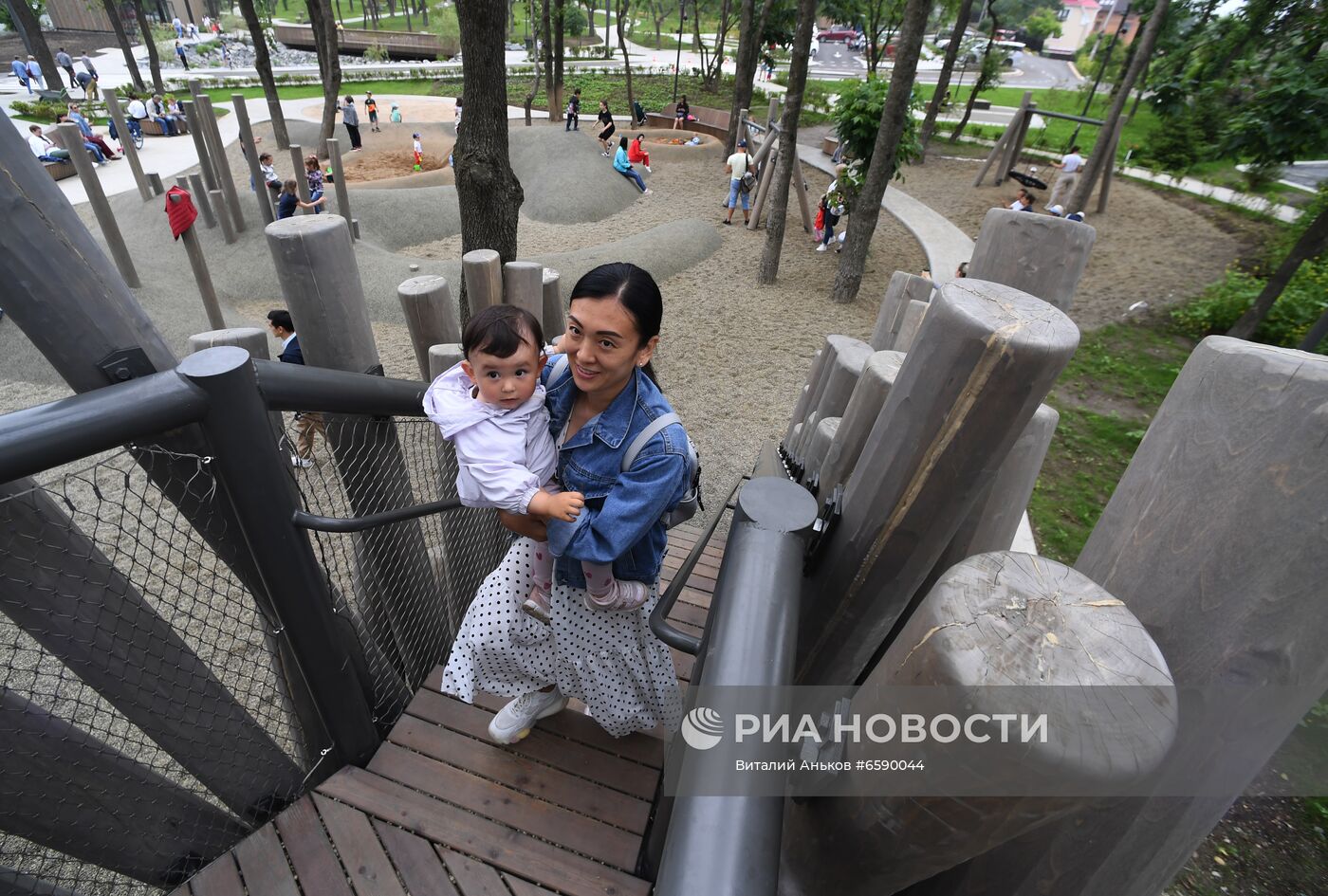 Открытие Нагорного парка во Владивостоке