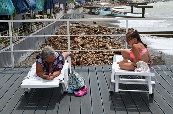 Последствия подтопления в Сочи