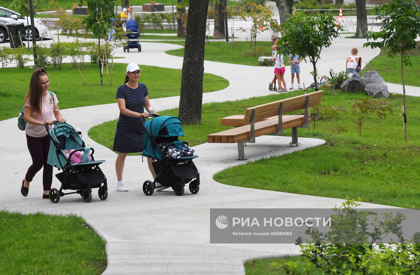 Открытие Нагорного парка во Владивостоке