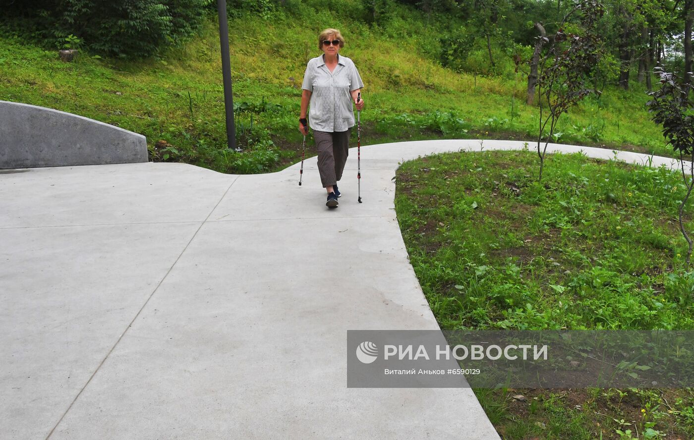 Открытие Нагорного парка во Владивостоке