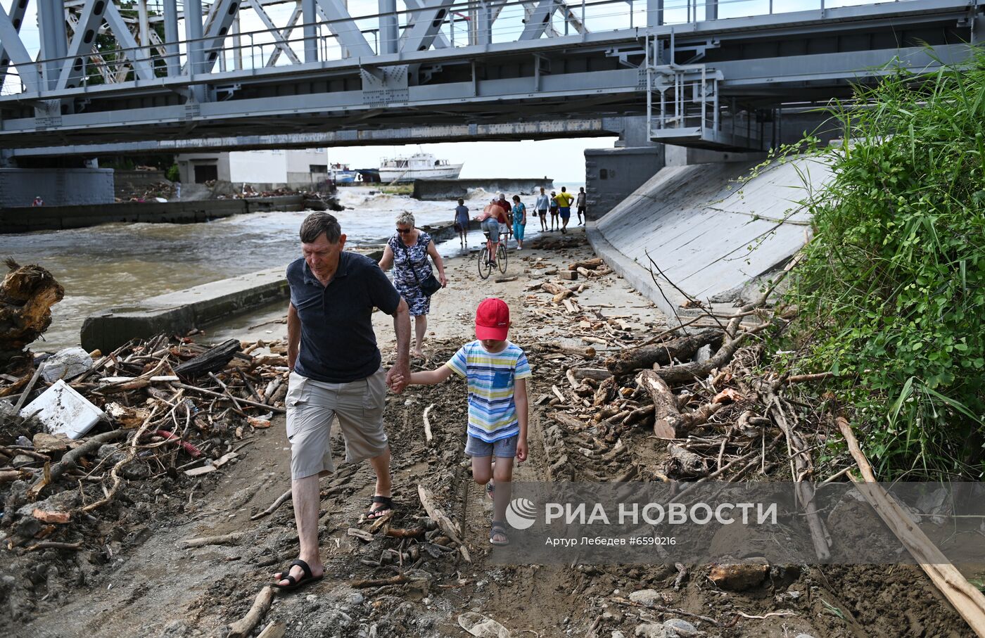 Последствия подтопления в Сочи
