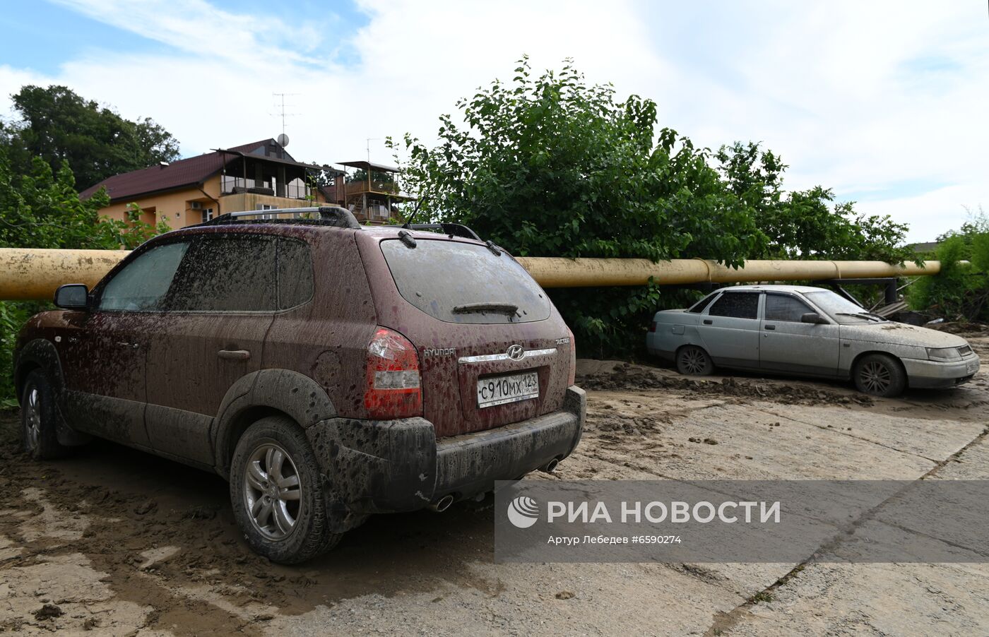 Последствия подтопления в Сочи