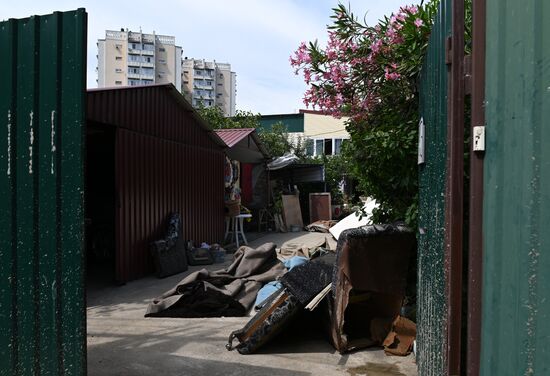 Последствия подтопления в Сочи