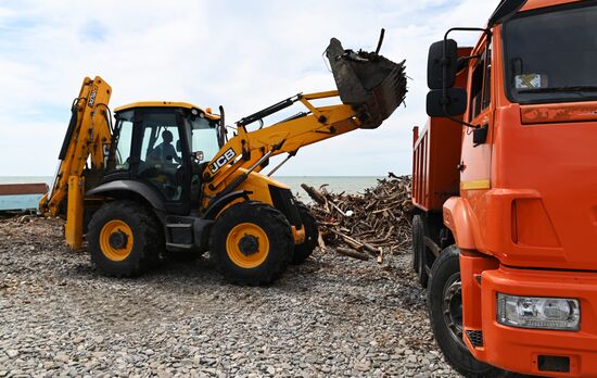 Последствия подтопления в Сочи