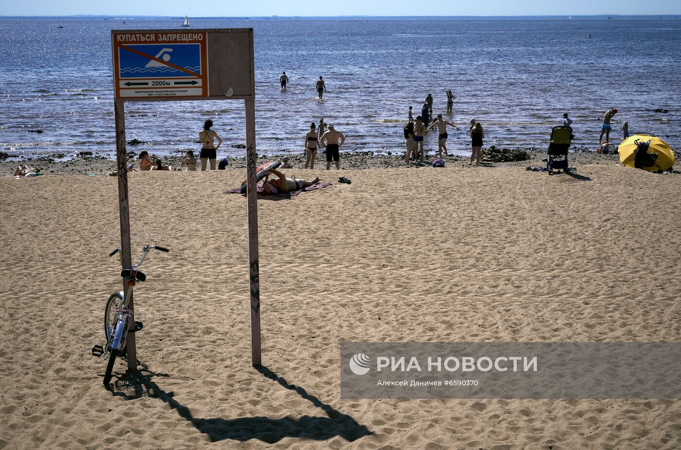 Жаркая погода в Санкт-Петербурге