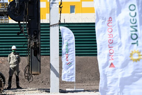 Закладка производства резино-модифицированного битума компании "Татнефть" в Татарстане