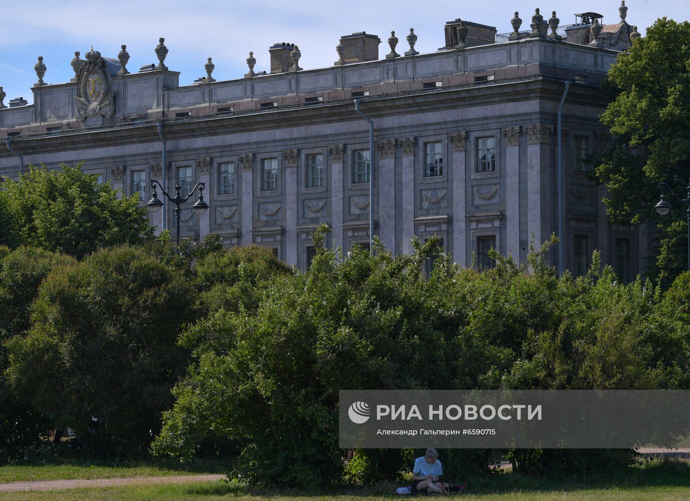 Жаркая погода в Санкт-Петербурге