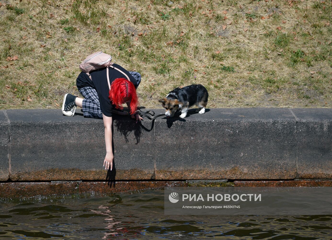 Жаркая погода в Санкт-Петербурге