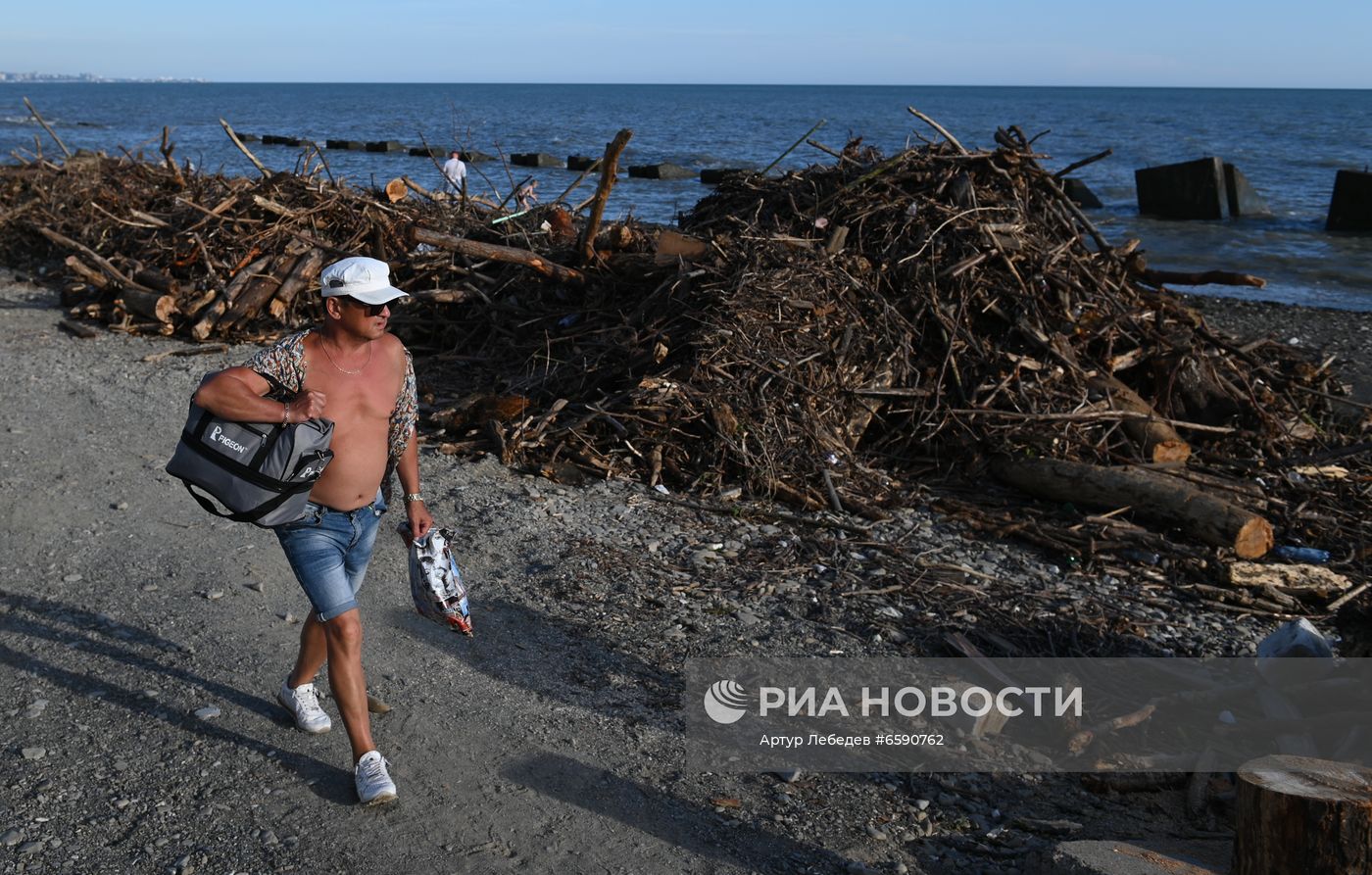 Последствия подтопления в Сочи