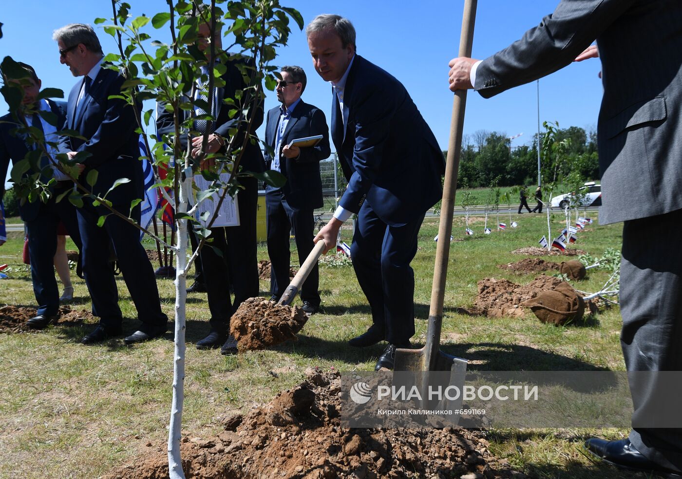 Закладка Аллеи Дружбы