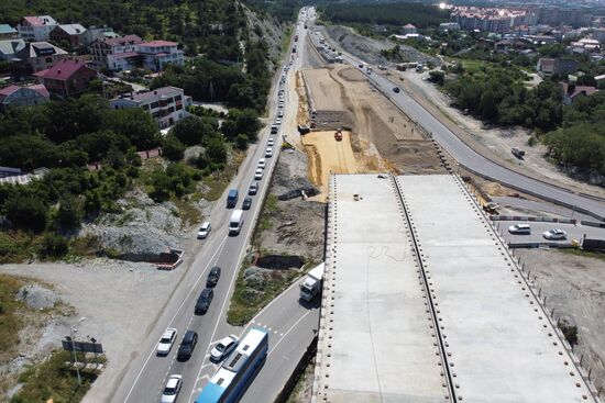 Строительство развязок трассы М-4 в Геленджике