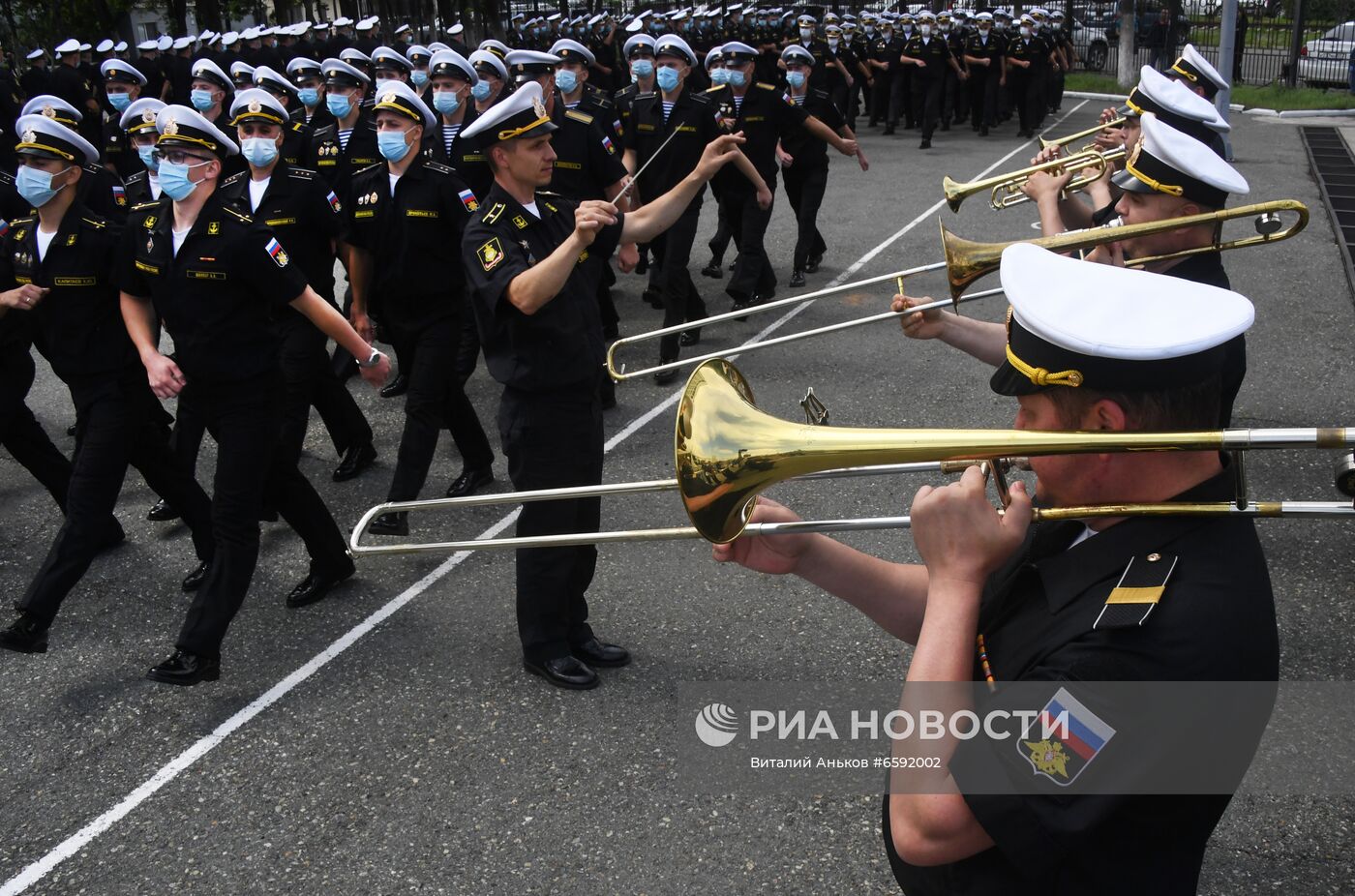Возвращение кораблей ТОФ после учений в Тихом океане во Владивосток