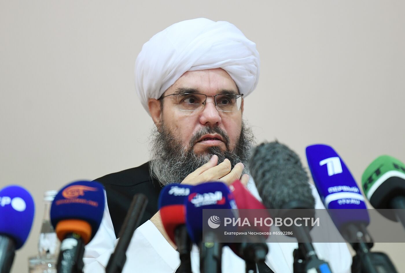 П/к делегации политического офиса движения "Талибан" (запрещено в РФ) в Москве