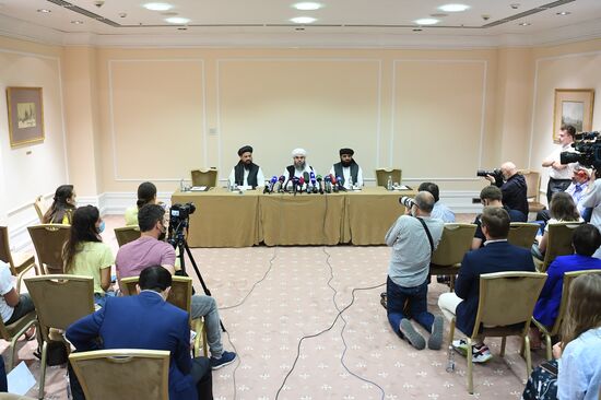 П/к делегации политического офиса движения "Талибан" (запрещено в РФ) в Москве