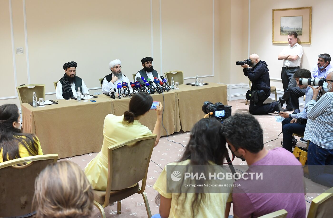 П/к делегации политического офиса движения "Талибан" (запрещено в РФ) в Москве