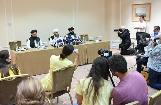 П/к делегации политического офиса движения "Талибан" (запрещено в РФ) в Москве