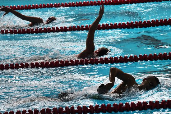 Тренировка олимпийской сборной России по плаванию