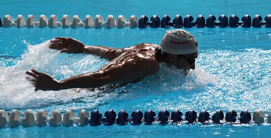 Тренировка олимпийской сборной России по плаванию