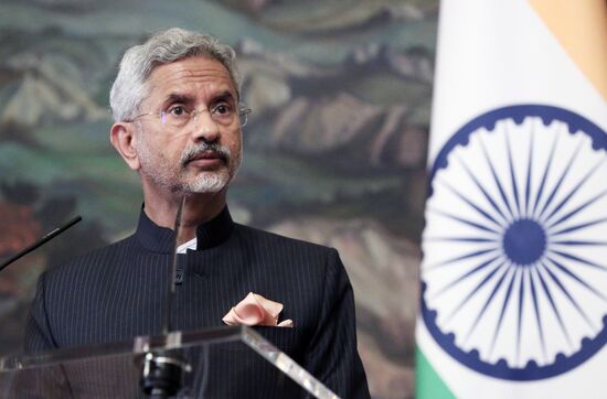 Встреча глав МИД РФ и Индии С. Лаврова и С. Джайшанкара