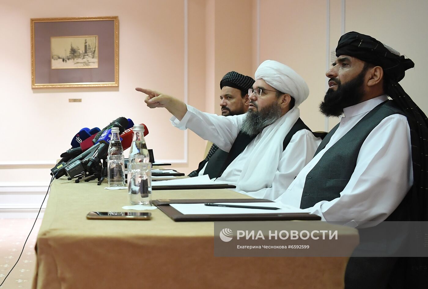 П/к делегации политического офиса движения "Талибан" (запрещено в РФ) в Москве