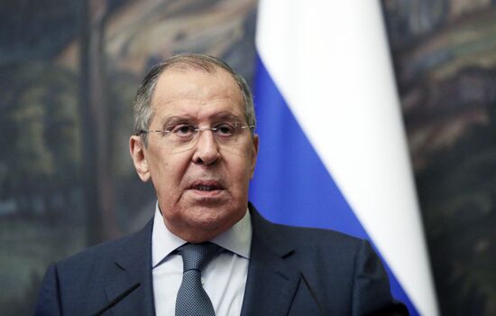 Встреча глав МИД РФ и Индии С. Лаврова и С. Джайшанкара