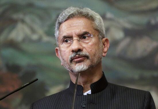 Встреча глав МИД РФ и Индии С. Лаврова и С. Джайшанкара