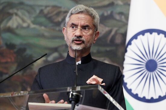 Встреча глав МИД РФ и Индии С. Лаврова и С. Джайшанкара