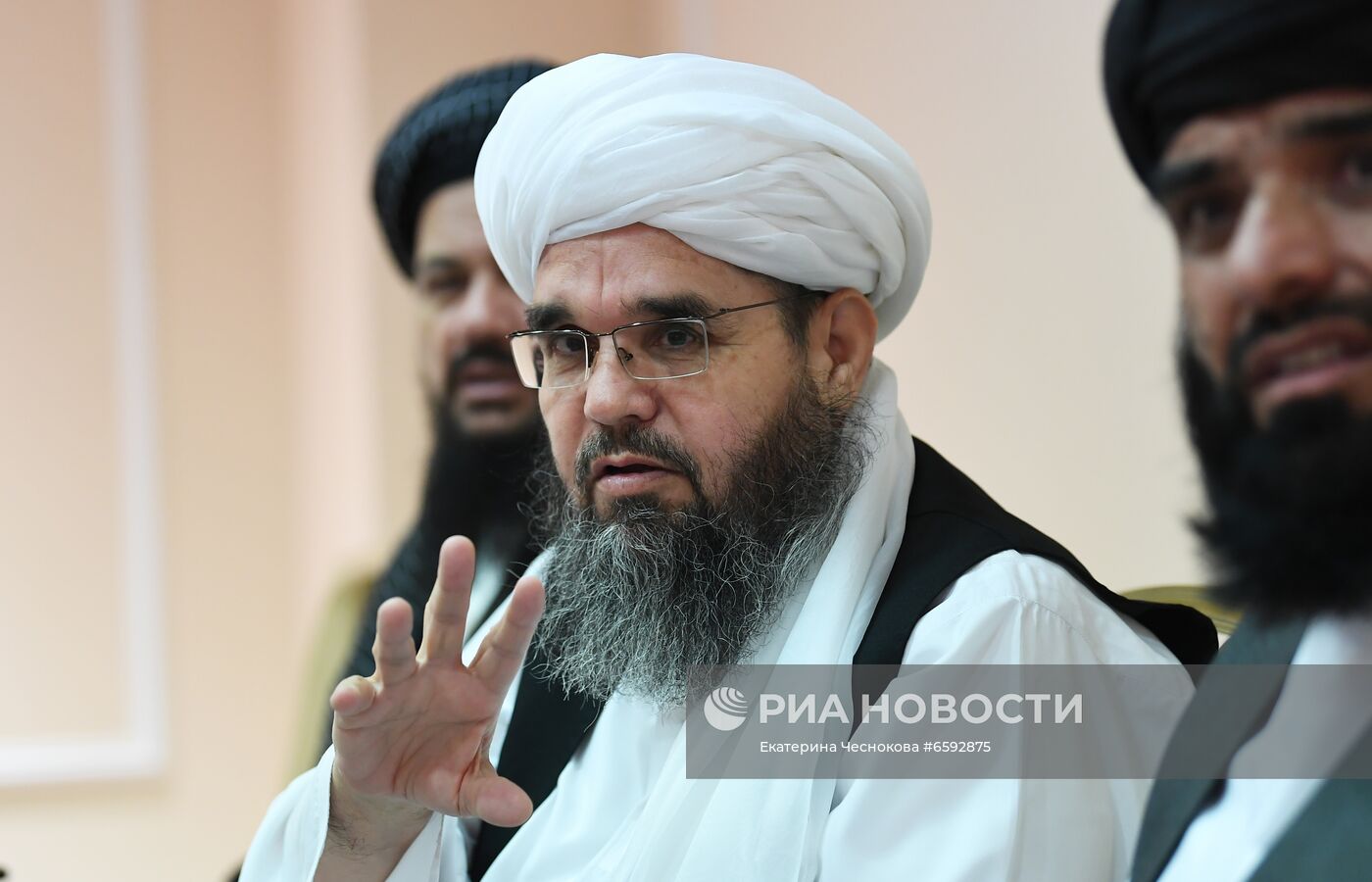 П/к делегации политического офиса движения "Талибан" (запрещено в РФ) в Москве