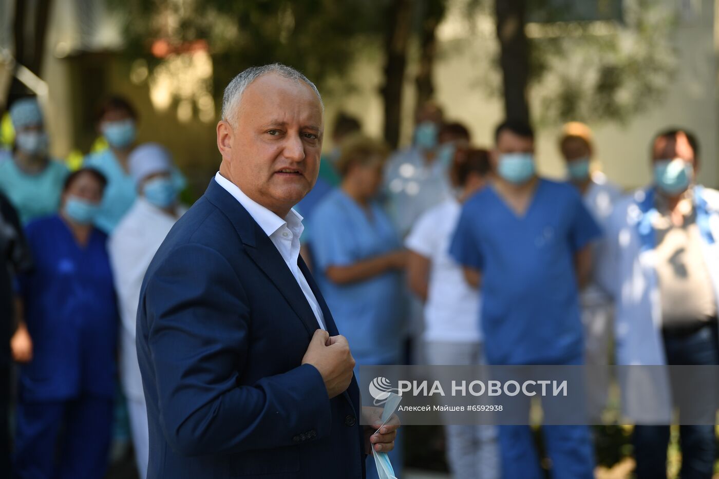 Предвыборная поездка лидера ПСРМ И. Додона по стране