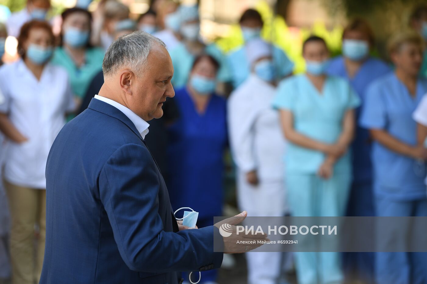 Предвыборная поездка лидера ПСРМ И. Додона по стране