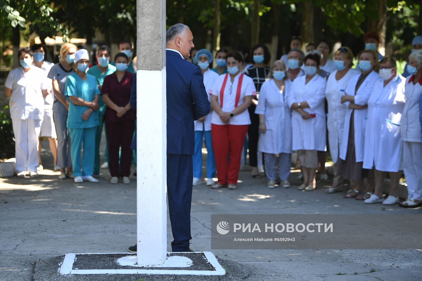 Предвыборная поездка лидера ПСРМ И. Додона по стране