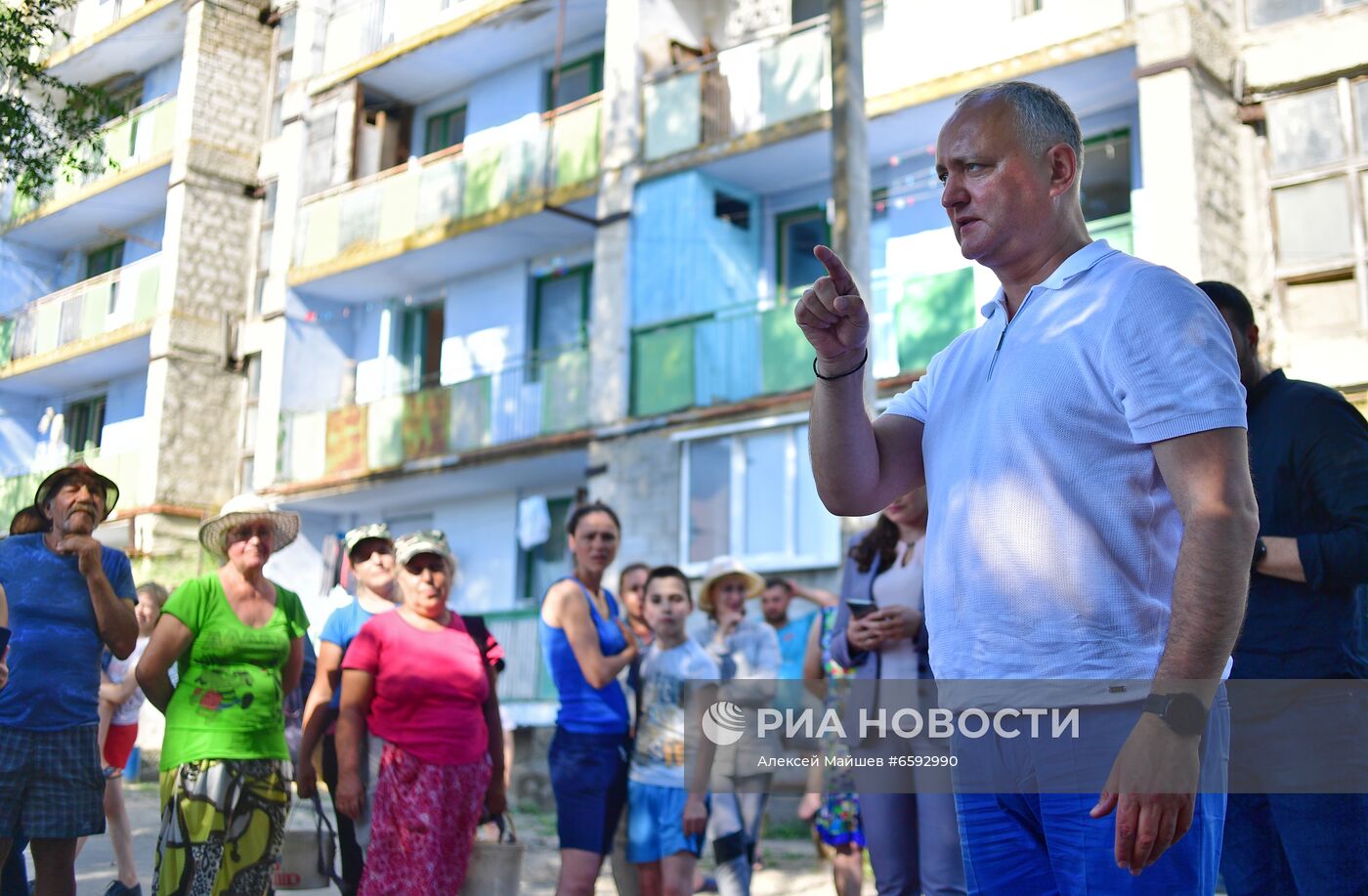 Предвыборная поездка лидера ПСРМ И. Додона по стране