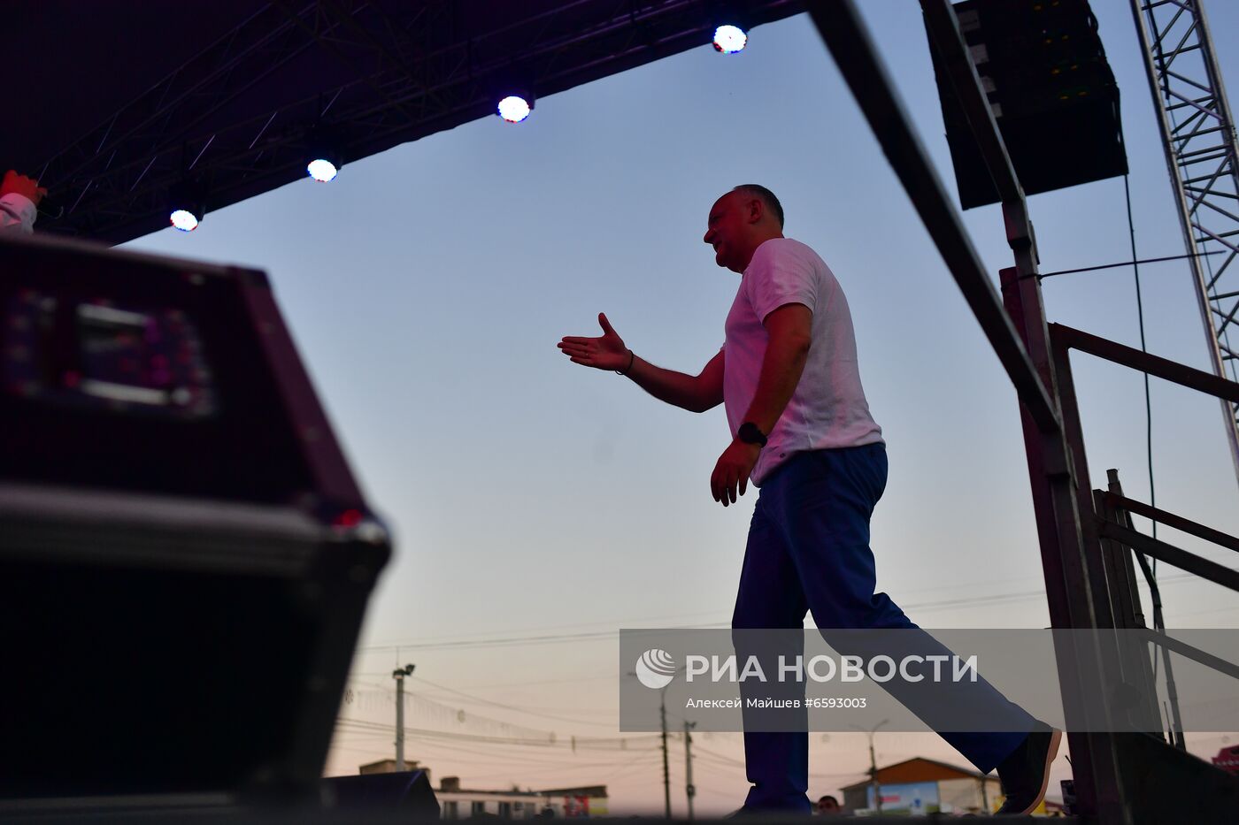 Предвыборная поездка лидера ПСРМ И. Додона по стране