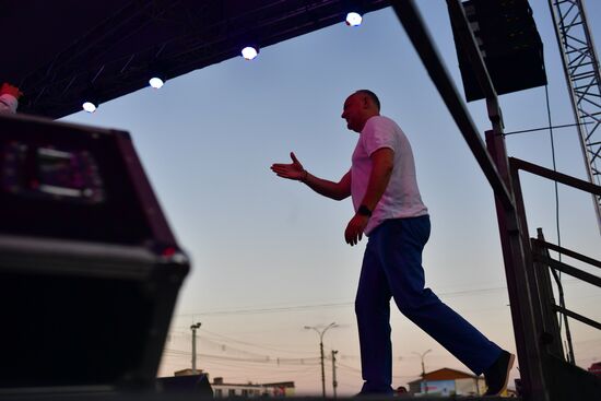 Предвыборная поездка лидера ПСРМ И. Додона по стране