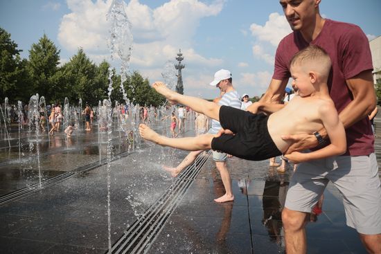 Отдых горожан в Москве