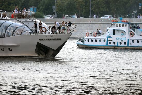 Отдых горожан в Москве