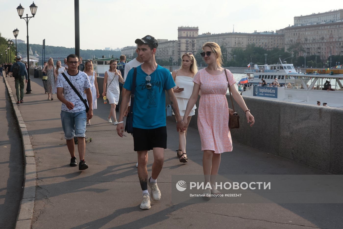 Отдых горожан в Москве