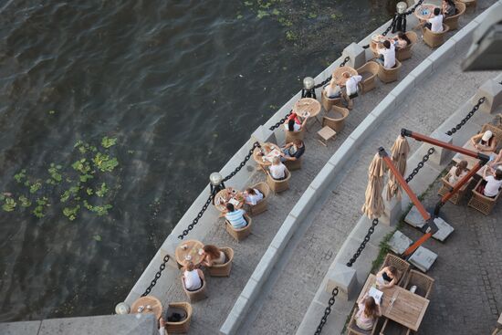 Отдых горожан в Москве