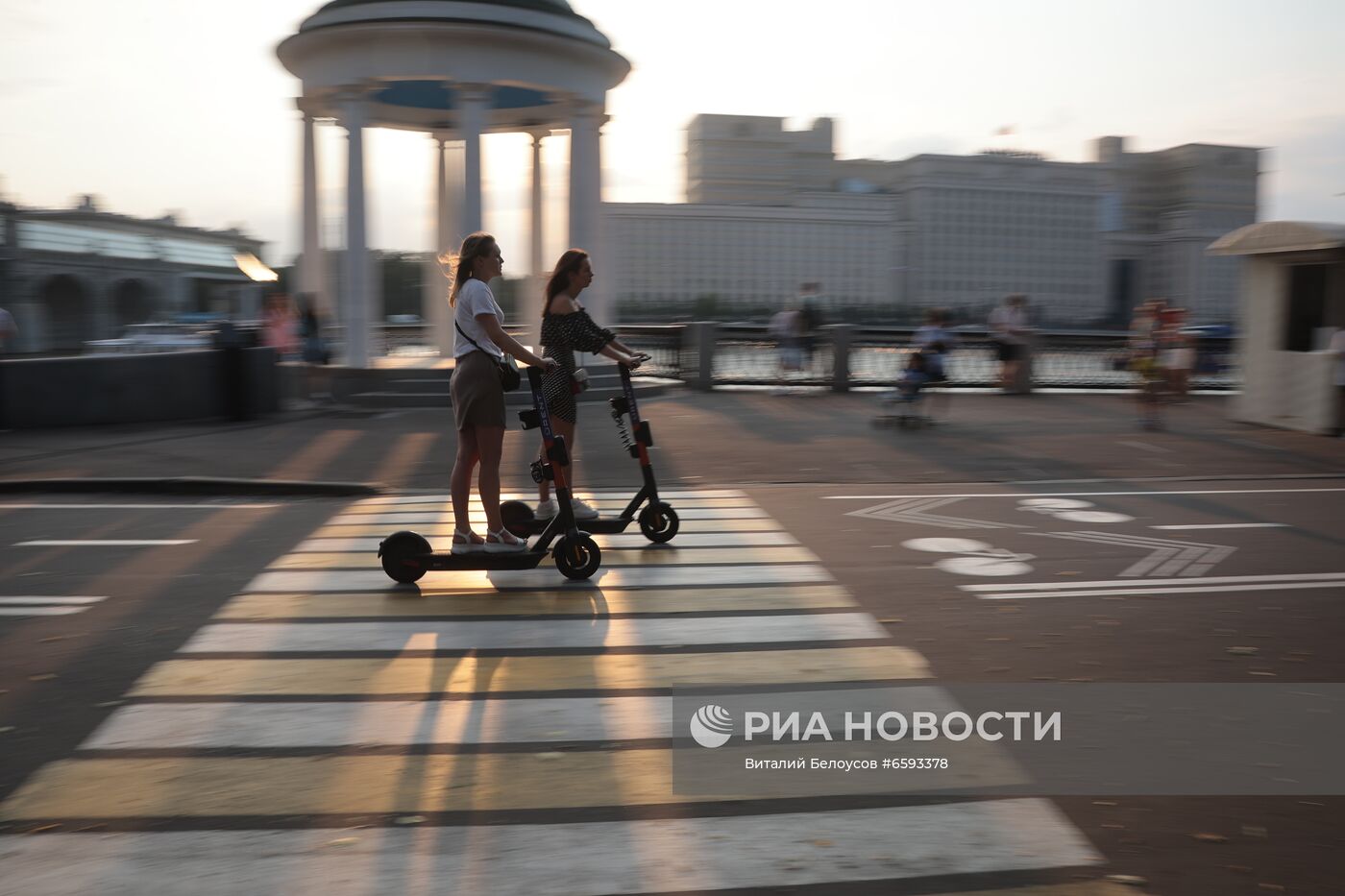 Отдых горожан в Москве