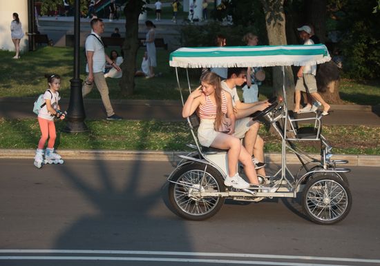 Отдых горожан в Москве