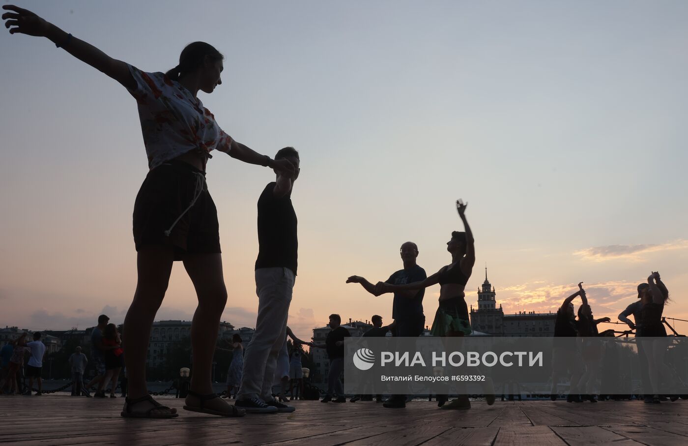 Отдых горожан в Москве