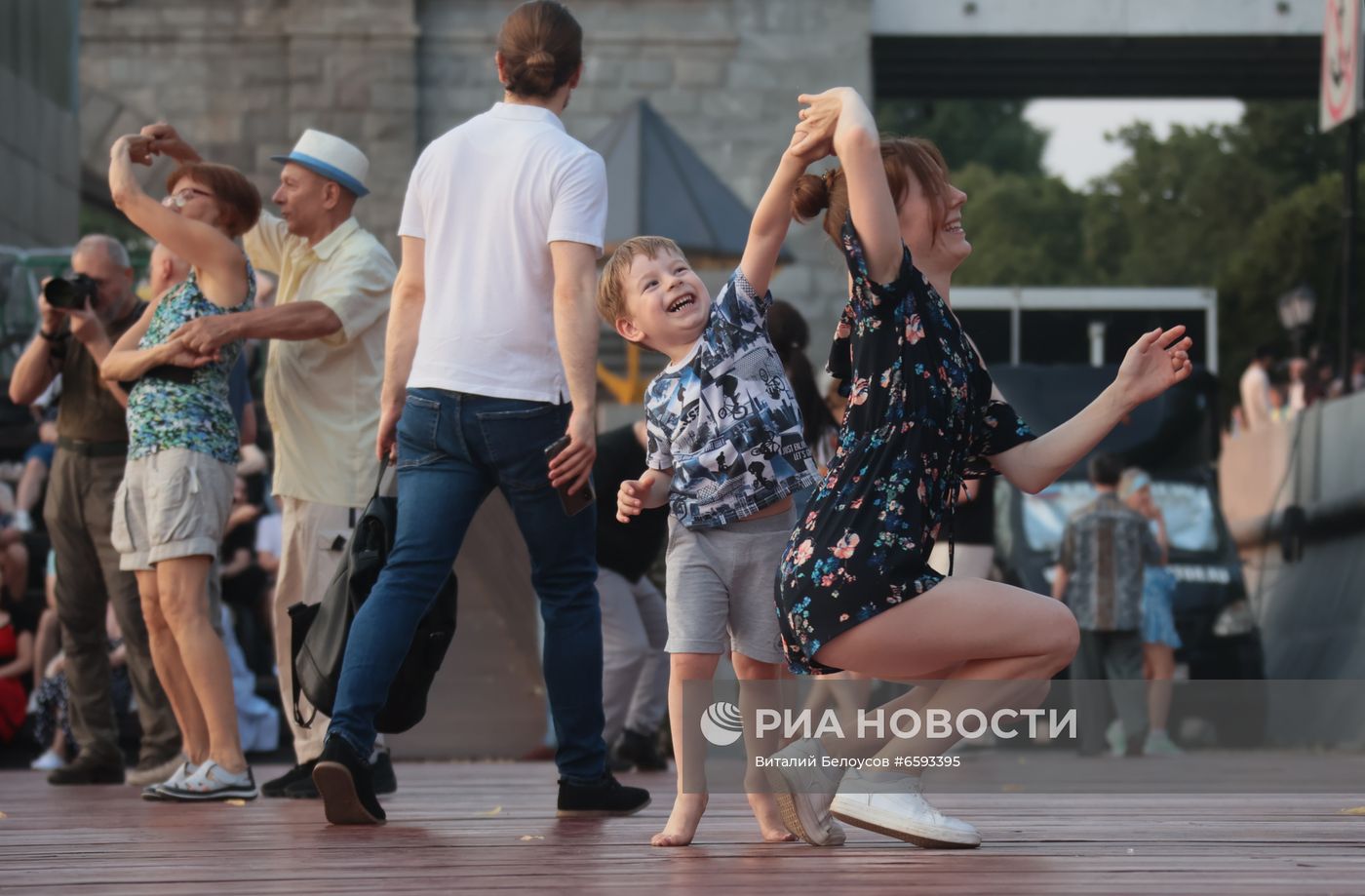 Отдых горожан в Москве