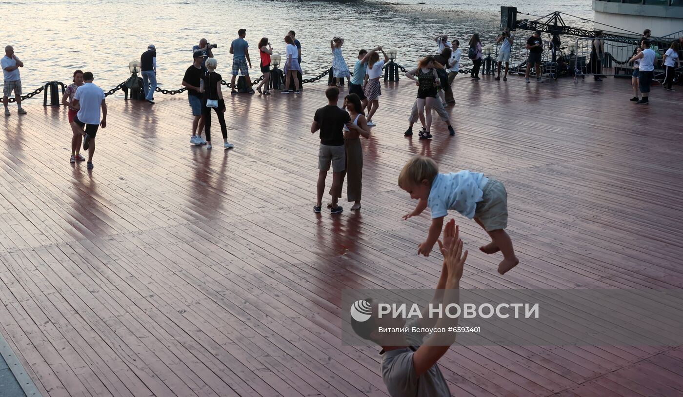 Отдых горожан в Москве